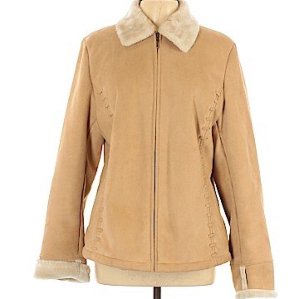 Braetan women's sz small Brown Fleece lined jacket